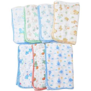 Imagem de Toalha Fralda De Pano 70x110cm Grande Kit C/ 3 - Dugu, Masculino 