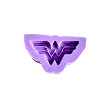 Imagem de F1713 molde de silicone mulher maravilha confeitaria biscuit - confeit
