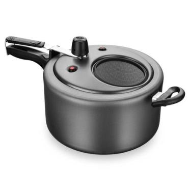 Imagem de Panela De Pressão Cozimento Rápido 6 Litros Com Visor de Vidro Grande 