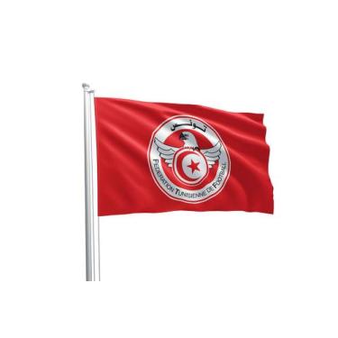 Imagem de Bandeira Seleção Time Futebol Tunísia Copa 90x150cm Oxford - PRESENTE-
