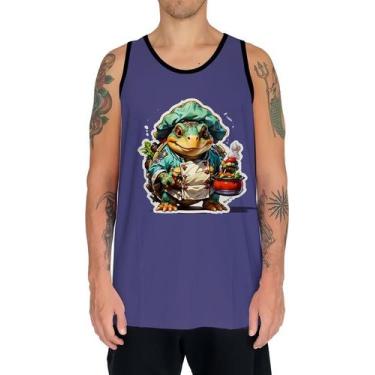 Imagem de Camiseta Regata Tshirt Chefe Tartaruga Cozinheira Cozinha 2 - Enjoy Sh