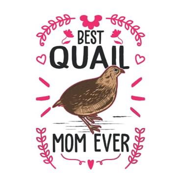 Imagem de Quail Notebook: Best Quail Mom Ever Breeder / 6x9 Inches / 120 graph sites Sites