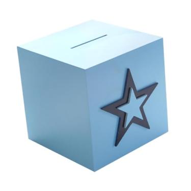 Imagem de FytStycale Caixa de Dinheiro, Cofrinho de Madeira, Presente Criativo, Pote de Poupança Resistente, Caixa de Dinheiro para Crianças, Meninas, Meninos, Adultos, Es