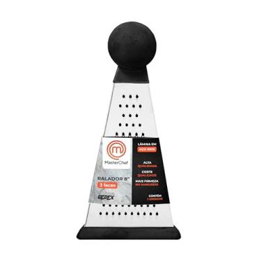 Imagem de RALADOR 8" - 3 FACES MASTERCHEF - TRIÂNGULO - CABO PRETO