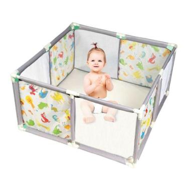Imagem de Cercadinho Baby Quadrado Infantil Desmontável Portátil - Styll 