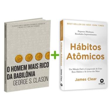 Imagem de Kit 2livros, O Homem mais Rico da Babilônia + Hábitos Atômicos, Clássi