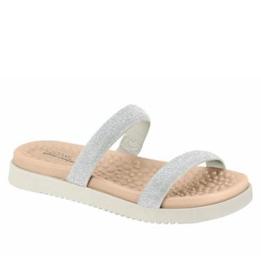 Imagem de Chinelo Feminino Ortopedico Esporao Gel Macio Modare 7178116, Branco  