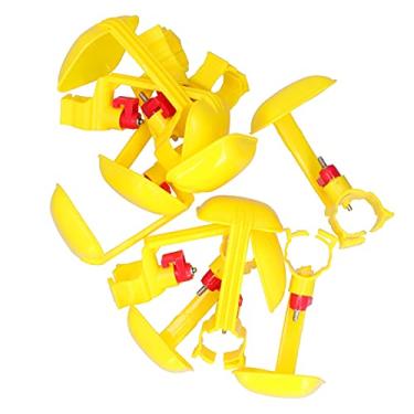 Imagem de 10 Pcs Bebedores de Mamilo de Frango Copo de Beber de Frango Bebedor de Mamilo Automático Com Copos Tigelas de Beber Automáticas Integradas de 20ml para Tubo de Água G3/4