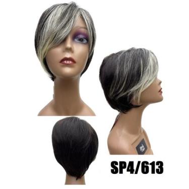 Imagem de Peruca Curta Pixie Preta Sem Franja Uso Diário - GM Hair, [SPA/613]