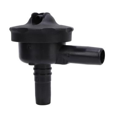 Imagem de Válvula globo a vácuo para máquina de ordenha de vaca, válvula de parada leve antirefluxo para máquina de ordenha de vaca para fazenda (toda preta)