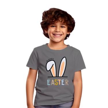 Imagem de Blusa camisa camiseta infantil Juvenil Menino Menina pascoa coelho 12 