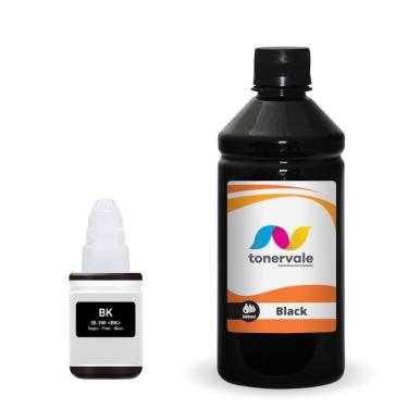 Imagem de Refil + Tinta Compatível Para Canon G1110 Black 500ml