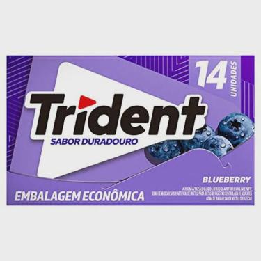 Imagem de Chiclete Trident 14S Blueberry 25,2g