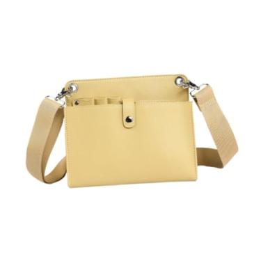 Imagem de Kokiya Barbeiro tesoura de tesoura de tesoura Organizador da bolsa PU Portátil leve portátil com alça ajustável para cabeleireiros de cuidados com animais de, Amarelo