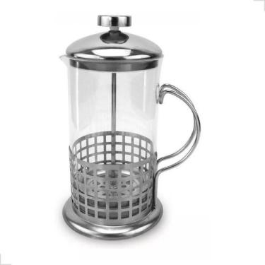 Imagem de Cafeteira Prensa Francesa Em Vidro E Aço Inox Cremeira 600ml - CLINK, 