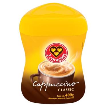 Imagem de 3 Corações Cappuccino Clássico, 400g