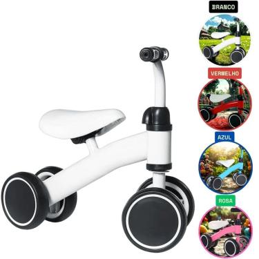 Imagem de Bicicleta Infantil De Equilíbrio Sem Pedal Andador 4 Rodas