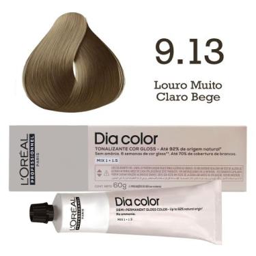 Imagem de Tonalizante Dia Color 9.13 Louro Muito Claro Bege  L'Oréal Professionn
