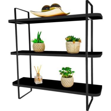 Imagem de Prateleira Hone Slim - Loja da Isa, Preto/Preto