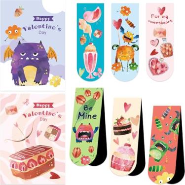 Imagem de Pacote com 36 marcadores magnéticos para o Dia dos Namorados com cartões para crianças, presente de papelaria, dia dos namorados, escola, sala de aula, troca de livro, presente para escola, sala de aula, festa