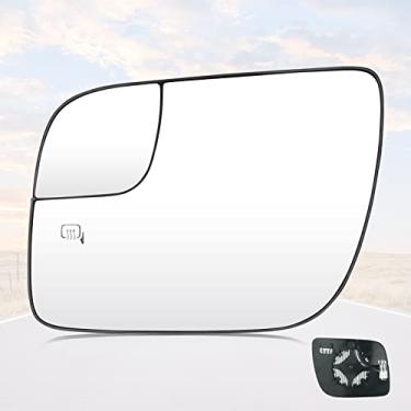 Imagem de Youxmoto - Para Ford Explorer Driver 2011 2017 Vidro Retrovisor Lateral Esquerda Aquecido, com Suporte Traseiro, Substitua o Lado do Motorista Bb5Z17K707M (Esquerda)