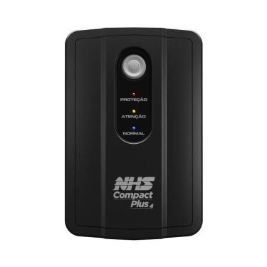 Imagem de Nobreak NHS Compact Plus 4 Senoidal 1400VA ENT.BI S.120V  Bat.2x9Ah 8 Tomadas - 91.B1.A01402