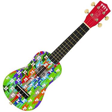 Imagem de JHS, Ukulele de 4 cordas, vermelho (BEATUK1)