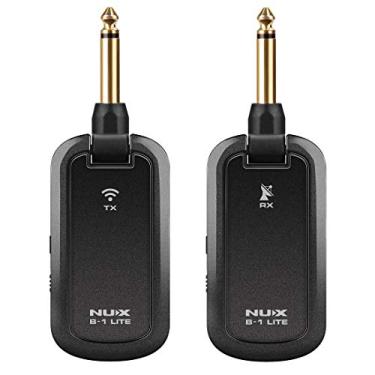 Imagem de NUX Sistema sem fio de guitarra B-1 Lite 2,4 GHz, menos de 5 ms de latência, anti-interferência Wi-Fi, receptor transmissor de guitarra sem fio recarregável