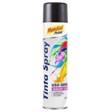 Imagem de Tinta spray 400ml mundial prime metalica grafite - AEROFLEX