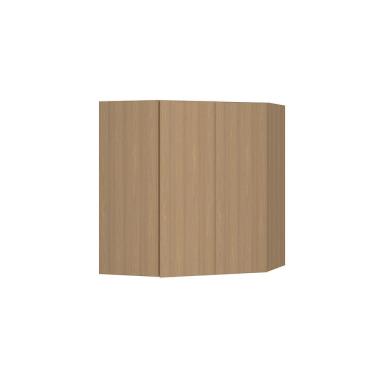 Imagem de Armário Aéreo Canto Diagonal 74cm 2 Portas Slim Luciane Móveis