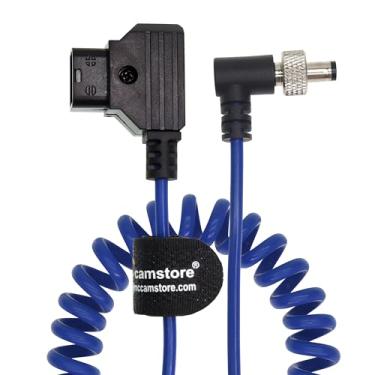 Imagem de Cabo de alimentação para monitor D-Tap para bloqueio DC Barrel 5,5 x 2,5 compatível com dispositivos de vídeo Atomos Inferno PIX-E7 PIX-E5 tela sensível ao toque Hollyland Mars 400s Amaran 60X