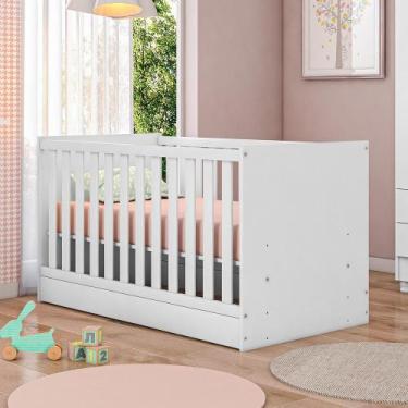 Imagem de Berço Mini Cama Americano Lua Encantada Branco - FbABY