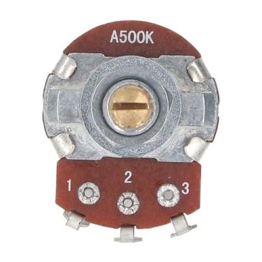 Imagem de Mini Potenciômetro de Guitarra 500k, Panela de Cone Volume Som, Tolerância Padrão ± 20%, Sensível e Preciso, Metal Resistente, Construção Estável, Adequada para Tom Guitarra e Volume