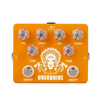 Imagem de Caline Pedal De Efeito Guitarra Com Overdrive Duplo Cp-70 Design True Bypass