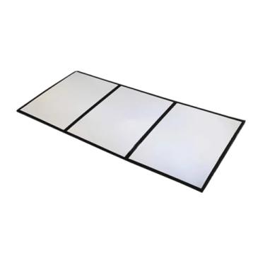 Imagem de YIJU Espelho de Truques de 3 Vias, Acessório para Apresentações, Item Portátil para Festas, Ferramenta de Mágica, Dobre