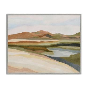 Imagem de Stupell Industries Paisagem Southwestern Land Gray Framed Giclee Art Design por Nikita Jariwala, 20 x 16