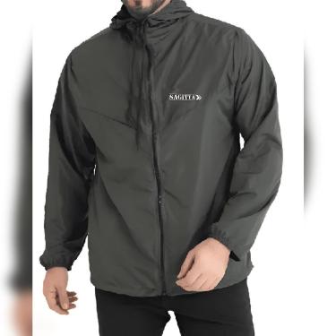 Imagem de Casaco Corta Vento Masculino com Capuz Sagitta em Tactel-Masculino