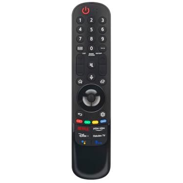 Imagem de Substituição de voz MR21GC Remote Commander compatível com LG TV 86UP8770PUA OLED77A1AUA 55NANO90P OLED65C1AUA 55UP7550PVG 43UP7560AUD 75QNED99UPA 70UP7170ZUC OLED77C1AUA 866A QNED99 UPA 65QNED95UPA