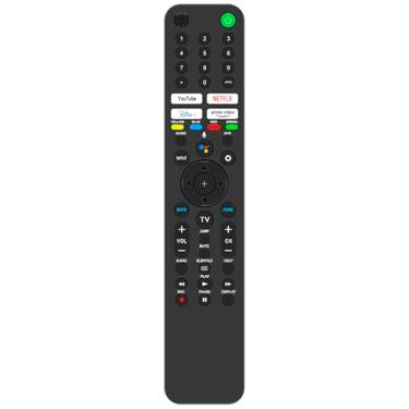 Imagem de Controle remoto de substituição por voz RMF-TX520U compatível com Sony TV KD-75X80J KD-43X85J XR-50X90J XR-77A80J KD-43X80J XR-100X92 XR-65A80J XR-65X90J KD-50X85J XR-55A80J 0J XR-52 5X90J KD-85X85J