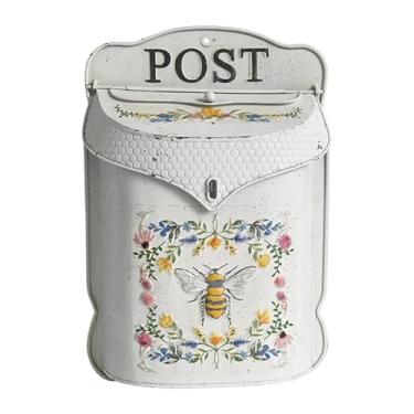 Imagem de Wswqop Caixa de correio de parede com trava em, caixa de correio de fazenda, coletor, de correio, de depósito para porta, jardim, escritório, rua,