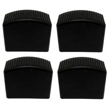 Imagem de Sapata Ponteira Escada Metalon Pé Borracha 30x20mm 4 un. - Noster