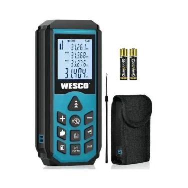 Imagem de Trena A Laser WS8910 40m Wesco 2 Pilhas Medidor A Distancia