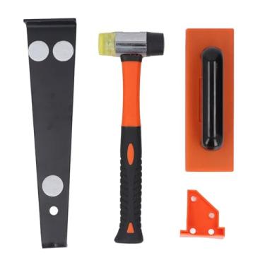 Imagem de SUNGOOYUE Kit de Instalação do Piso Com Barra de Aço CRV -3 -Ferramenta de Instalação do Piso Laminado Com 1/4 in 1/2 Pece Spaceman, de Madeira, Abdominais/Borracha/Ferro