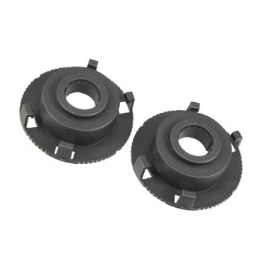 Imagem de Motoforti Adaptador de suporte de lâmpada de farol LED H7, clipe de suporte de base de soquete, para Hyundai Tucson 2016-2020, plástico, preto, 2 peças