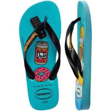 Imagem de Havaiana top simpsons fc 2025 - Havaianas, Azul tradicional, Preto, 39