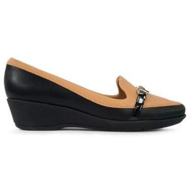 Imagem de Sapato Anabela Piccadilly Loafer Salto Médio Feminino 143215-Feminino
