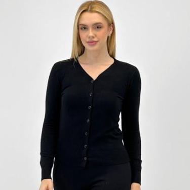 Imagem de Casaco Blue Rose Cardigan Botão Feminino-Feminino