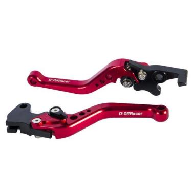 Imagem de Manete Esportivo Curto Off Racer Cb 250f Twister Cg 150 A Disco, Verme