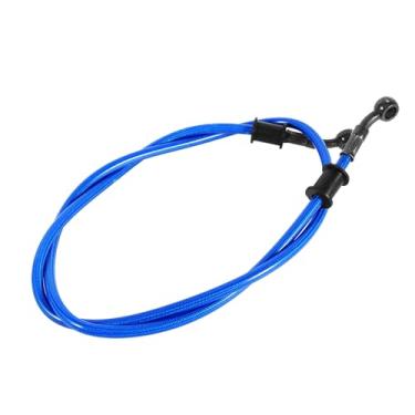 Imagem de aqxreight Tubo Direto de Linha de Linha de óleo Embreagem de Freio 90cm para Motocicletas de Motocicletas de Motocross Enduro Aço Trançado Com 10 Mm de 28 ° Parafusos de Banjo (600 mm)