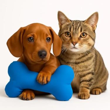 Imagem de Travesseiro Para Cachorros E Gatos Almofada Pet Antialergico Confortavel (Azul)